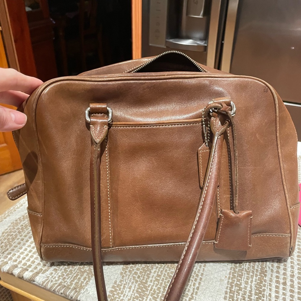 Coach .Brown Leather Handbag - Picture 15 of 16